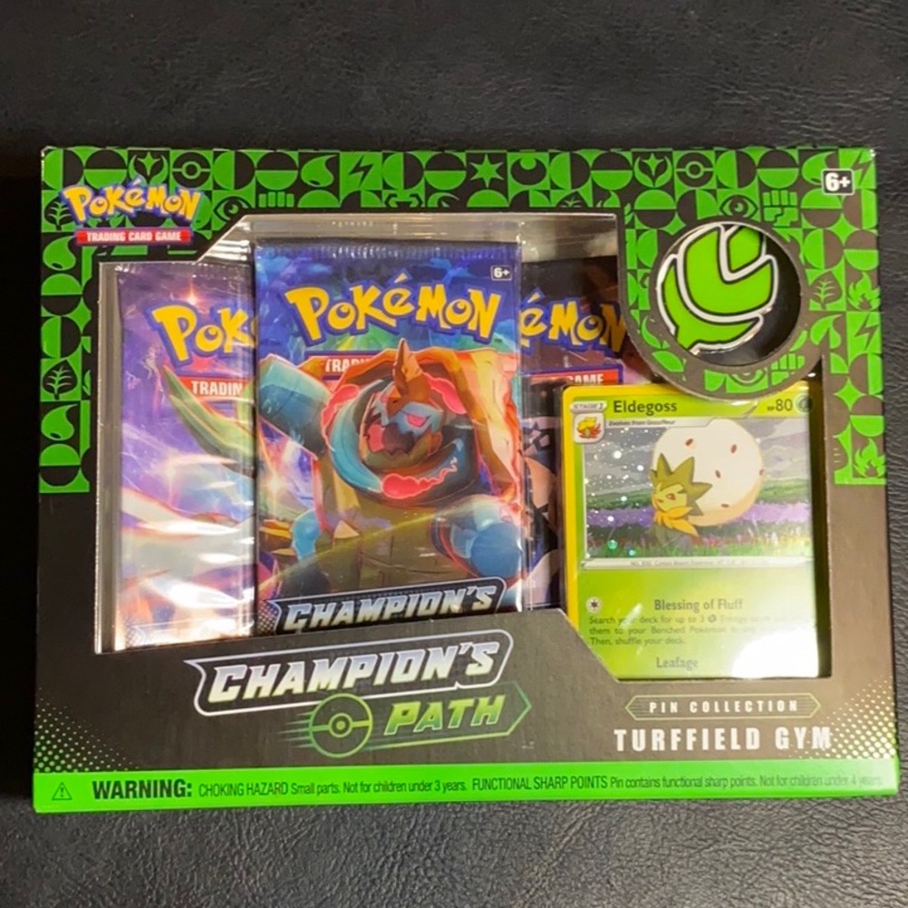 Champions Path Turffield Gym Pin Collection